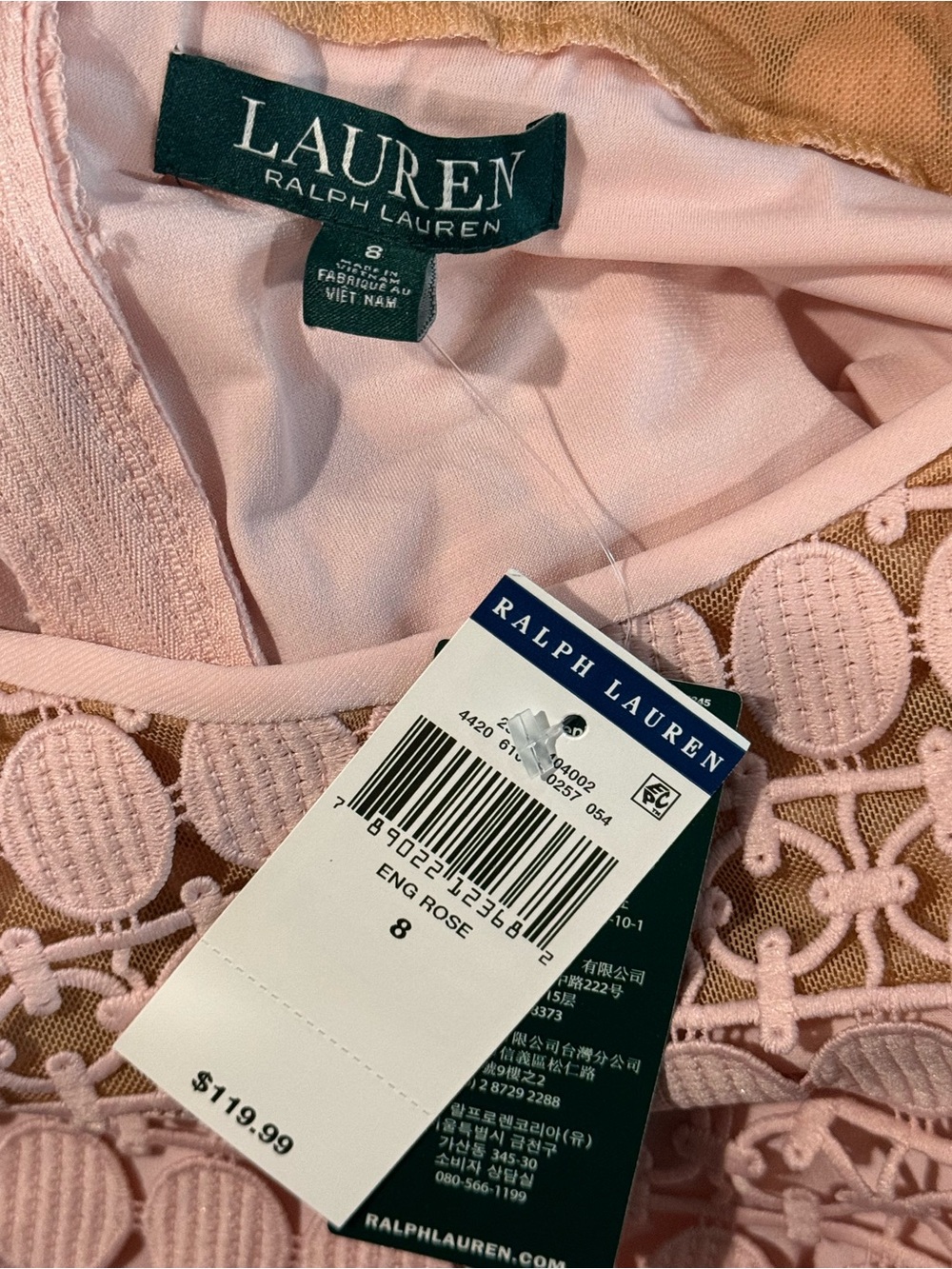 Lauren Ralph Lauren dress in "English Rose" - Picture 4 of 4